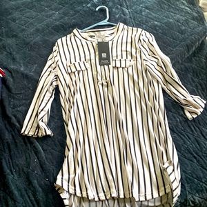 Ninedaily striped shirt. New with tags.